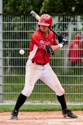 Deutsche Baseball Liga (DBL), München-Haar Disciples vs Stuttgart Reds, Haar Disciples, Stuttgart Reds, 2026-06-07 in München-Haar (Ballpark Eglfing) BULL Austin (Stuttgart Reds Shortstop, Second Baseman Nr31-STG31) sportworld München-Haar Ballpark Eglfing Bayern Deutschland