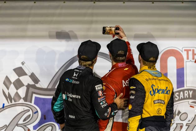 June 7, 2026, Madison, Illinois, USA: IndyCar, Indy Car, IRL, USA SERIES driver, JOSEF NEWGARDEN (2) (USA) of Nashville, TN, wins the Bommarito Automotive Group 500 at World Wide Technology Raceway in MADISON, Illinois. Madison USA - ZUMAa161 20260607_aaa_a161_030 Copyright: xStevexScaglione GMGx
