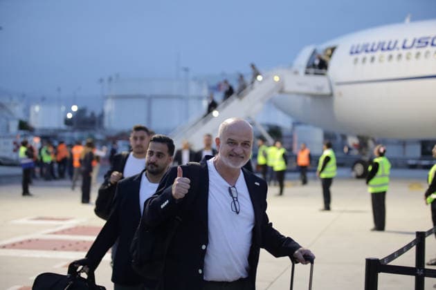 (260608) -- TIJUANA, June 8, 2026 -- Members of the Iranian national football team arrive at at Tijuana International Airport in Tijuana, Mexico, June 7, 2026. (Photo by Xinhua) (SP)MEXICO-TIJUANA-FOOTBALL FIFA World Cup, WM, Weltmeisterschaft, Fussball TEAM IRAN JoebethxTerriquez 
