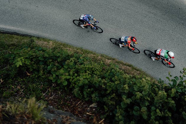 Giro Women Picture by Thomas Maheux SWpix.com 07 06 2026 - Cycling - Giro Women - Stage 9 - Saluzzo - Saluzzo Longo Borghini Elisa, UAE Team ADQ Fisher-Black Niamh, Lidl Trek Niedermaier Antonia, CANYON SRAM Saluzzo Italy Copyright: x xThomasxMaheuxxviaxSWpix.comx(t axPhotographyxHubxLtd)xThomasxMaheux SWpix.comx SWP-3197