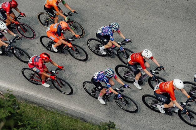 Giro Women Picture by Thomas Maheux SWpix.com 07 06 2026 - Cycling - Giro Women - Stage 9 - Saluzzo - Saluzzo Balsamo Elisa, Lidl Trek Saluzzo Italy Copyright: x xThomasxMaheuxxviaxSWpix.comx(t axPhotographyxHubxLtd)xThomasxMaheux SWpix.comx SWP-3197