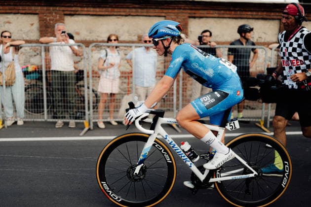 Giro Women Picture by Thomas Maheux SWpix.com 07 06 2026 - Cycling - Giro Women - Stage 9 - Saluzzo - Saluzzo Vollering Demi, FDJ United Suez Saluzzo Italy Copyright: x xThomasxMaheuxxviaxSWpix.comx(t axPhotographyxHubxLtd)xThomasxMaheux SWpix.comx SWP-3197
