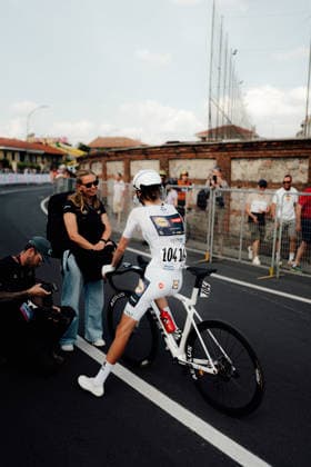 Giro Women Picture by Thomas Maheux SWpix.com 07 06 2026 - Cycling - Giro Women - Stage 9 - Saluzzo - Saluzzo Holmgren Isabella, Lidl Trek Saluzzo Italy Copyright: x xThomasxMaheuxxviaxSWpix.comx(t axPhotographyxHubxLtd)xThomasxMaheux SWpix.comx SWP-3197