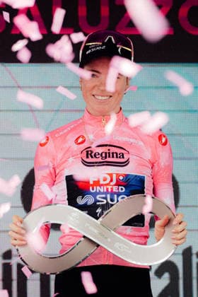 Giro Women Picture by Thomas Maheux SWpix.com 07 06 2026 - Cycling - Giro Women - Stage 9 - Saluzzo - Saluzzo Vollering Demi, FDJ United Suez Saluzzo Italy Copyright: x xThomasxMaheuxxviaxSWpix.comx(t axPhotographyxHubxLtd)xThomasxMaheux SWpix.comx SWP-3197