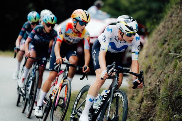 Giro Women Picture by Thomas Maheux SWpix.com 07 06 2026 - Cycling - Giro Women - Stage 9 - Saluzzo - Saluzzo Reusser Marlen, Movistar Team Saluzzo Italy Copyright: x xThomasxMaheuxxviaxSWpix.comx(t axPhotographyxHubxLtd)xThomasxMaheux SWpix.comx SWP-3197