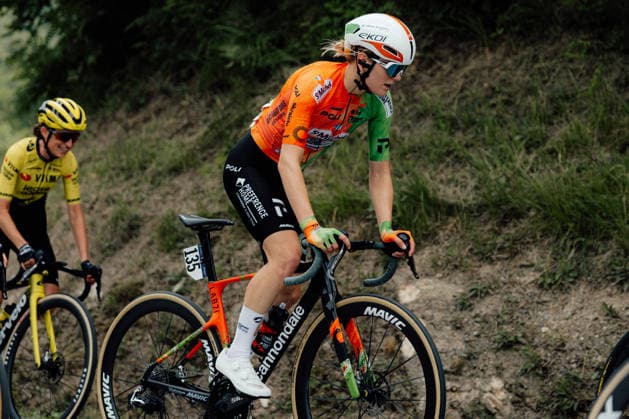 Giro Women Picture by Thomas Maheux SWpix.com 07 06 2026 - Cycling - Giro Women - Stage 9 - Saluzzo - Saluzzo Morier Emilie, St Michel - Preference Home - Auber93 Saluzzo Italy Copyright: x xThomasxMaheuxxviaxSWpix.comx(t axPhotographyxHubxLtd)xThomasxMaheux SWpix.comx SWP-3197