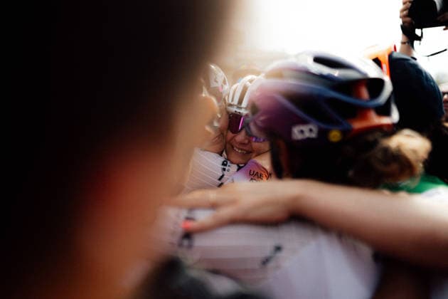 Giro Women Picture by Thomas Maheux SWpix.com 07 06 2026 - Cycling - Giro Women - Stage 9 - Saluzzo - Saluzzo Amialiusik Alena, UAE Team ADQ Saluzzo Italy Copyright: x xThomasxMaheuxxviaxSWpix.comx(t axPhotographyxHubxLtd)xThomasxMaheux SWpix.comx SWP-3197