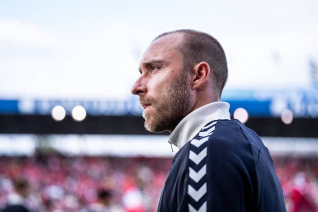 Denmark v Ukraine, football friendly, Odense, Denmark Odense, Denmark. 07th, June 2026. Christian Eriksen of Denmark enters the pitch for the football friendly between Denmark and Ukraine at Odense Stadion in Odense. Denmark, Odense, Nature Energy Park  Copyright: xGonzalesxPhoto KentxRasmussenx
