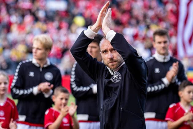 Denmark v Ukraine, football friendly, Odense, Denmark Odense, Denmark. 07th, June 2026. Christian Eriksen is praised for 150 matches for Denmark before the football friendly between Denmark and Ukraine at Odense Stadion in Odense. Denmark, Odense, Nature Energy Park  Copyright: xGonzalesxPhoto KentxRasmussenx