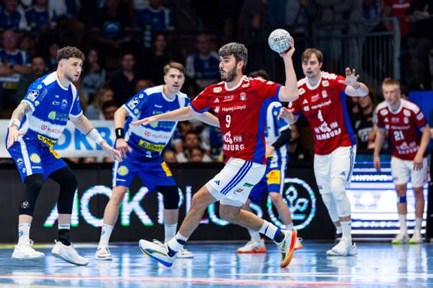 07.06.2026, GER, Handball, Maenner, Saison 25 26, Daikin 1.Bl, 34.Spieltag, ThSV Eisenach - HSV Hamburg (Handball Verein Hamburg) Jacob Arenth Lassen (Handball Sport Verein Hamburg) 99817 Eisenach Werner-Assmann-Halle Am Sportp Thueringen Deutschland
