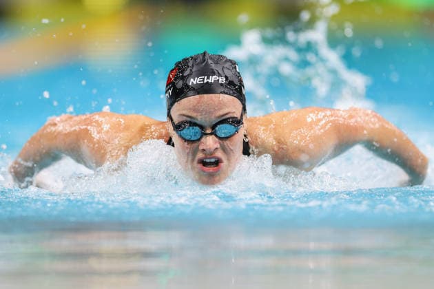June 8, 2026, Sydney, Nsw, Australia: STEF MCCARTHY competes in the Women s 100m Butterfly heats during the 2026 Australian Swimming Commonwealth Games, Pan Pacific Championships and Para Pan Pacific Championships Trials. Sydney Australia - ZUMAt173 20260608_zsp_t173_002 Copyright: xStephanexThomasx
