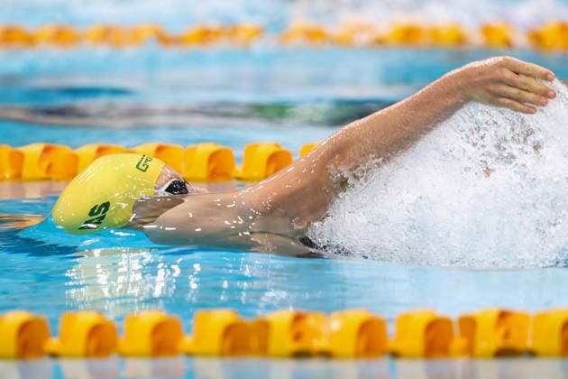 June 8, 2026, Sydney, Nsw, Australia: PHOEBE SCARFF competes in the Women s 50m Backstroke heats during the 2026 Australian Swimming Commonwealth Games, Pan Pacific Championships and Para Pan Pacific Championships Trials. Sydney Australia - ZUMAt173 20260608_zsp_t173_008 Copyright: xStephanexThomasx