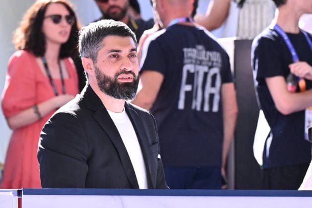 IPA85474799 - Coach of Alisa Angelova (RUS) during the women s -49kg final against Jana Khattab (EGY) of the World Taekwondo Grand Prix at the Foro Italico, June 7, 2026, Rome, Italy.  Copyright: xDomenicoxCippitelli IPAxSportx xx 85474799