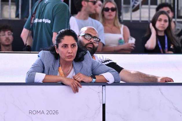 IPA85474853 - Coach of Jana Khattab (EGY) during the women s -49kg final against Alisa Angelova (RUS) of the World Taekwondo Grand Prix at the Foro Italico, June 7, 2026, Rome, Italy.  Copyright: xDomenicoxCippitelli IPAxSportx xx 85474853