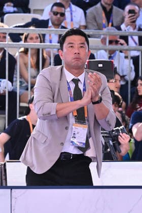 IPA85474882 - Nam Yun-bae coach of Eunsu Seo (KOR) during the men s -58kg final of the World Taekwondo Grand Prix at the Foro Italico, June 7, 2026, Rome, Italy.  Copyright: xDomenicoxCippitelli IPAxSportx xx 85474882