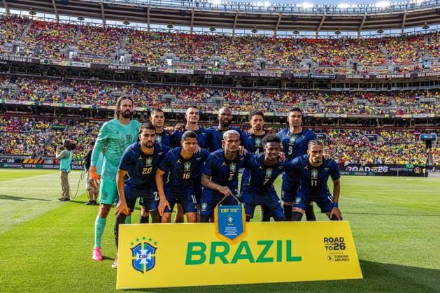 RECORD DATE NOT STATED Match between Brazil and Egypt for the 2026 World Cup friendlies. Cleveland (USA), 06 06 2026 - friendly matches national team, Nationalteam USA - Brazil team in a match between Brazil and Egypt, valid for the national team s friendly matches, held in the city of Cleveland, this Saturday, June 6, 2026.(Foto: Bruno Zanotto Thenews2 imago images) SPO  Copyright: xBrunoxxZanottox