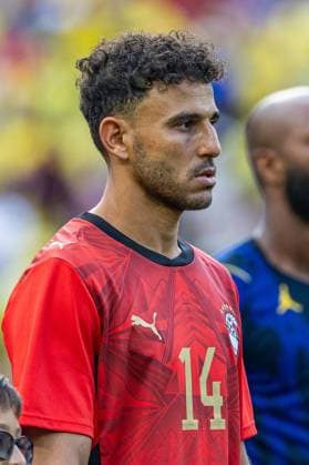 RECORD DATE NOT STATED Match between Brazil and Egypt for the 2026 World Cup friendlies. Cleveland (USA), 06 06 2026 - friendly matches national team, Nationalteam USA - player Hamdi Fathi, in a match between Brazil and Egypt, valid for the national team s friendly matches, held in the city of Cleveland, this Saturday, June 6, 2026.(Foto: Bruno Zanotto Thenews2 imago images) SPO  Copyright: xBrunoxxZanottox