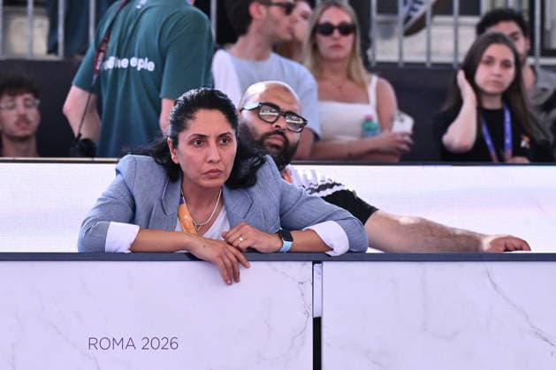 CONTACT - Taekwondo - World Taekwondo Rome Grand Prix 2026 Photo by IPA ABACAPRESS.COM85474853 - Coach of Jana Khattab (EGY) during the women s -49kg final against Alisa Angelova (RUS) of the World Taekwondo Grand Prix at the Foro Italico, June 7, 2026, Rome, Italy. Roma Italy  Copyright: xIPAxSport ABACAx