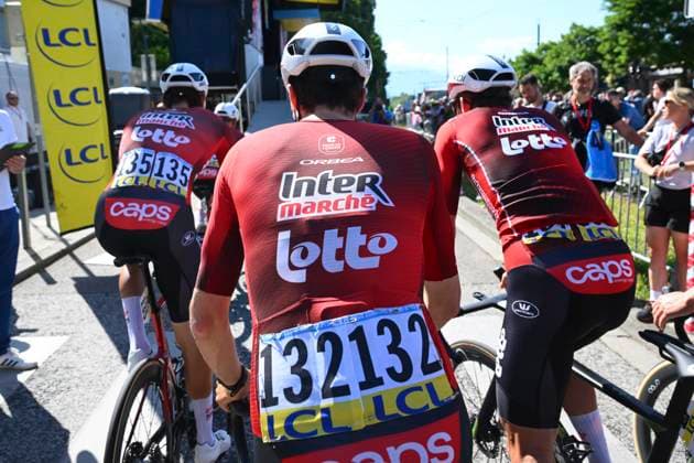 Tour Auvergne - Rhone-Alpes 2026 Stage 2 LE PUY-EN-VELAY, FRANCE - JUNE 08 : Braet Vito (BEL) of Lotto Intermarche during stage 2 of the 78th edition of Tour Auvergne - Rhone-Alpes an UCI World Tour 2.UWT cycling road race stage for Men Elite of 234.3 km with start in Saint-Martin-Le-Vinoux and finish in Le Puy-en-Velay on June 8, 2026 in Le Puy-en-Velay, France, 08 06 2026 ( Motordriver Guy De Vuyst - Le Puy-en-Velay France  Copyright: xVincentxKalutx
