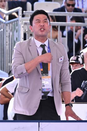 CONTACT - Taekwondo - World Taekwondo Rome Grand Prix 2026 Photo by IPA ABACAPRESS.COM85474808 - Nam Yun-bae coach of Eunsu Seo (KOR) during the men s -58kg final of the World Taekwondo Grand Prix at the Foro Italico, June 7, 2026, Rome, Italy. Roma Italy  Copyright: xIPAxSport ABACAx
