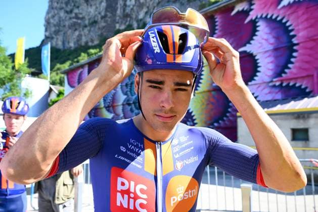 Tour Auvergne - Rhone-Alpes 2026 Stage 2 LE PUY-EN-VELAY, FRANCE - JUNE 08 : Renard-Haquin Henri-Francois (FRA) of Team Picnic PostNL during stage 2 of the 78th edition of Tour Auvergne - Rhone-Alpes an UCI World Tour 2.UWT cycling road race stage for Men Elite of 234.3 km with start in Saint-Martin-Le-Vinoux and finish in Le Puy-en-Velay on June 8, 2026 in Le Puy-en-Velay, France, 08 06 2026 ( Motordriver Guy De Vuyst - Le Puy-en-Velay France  Copyright: xVincentxKalutx
