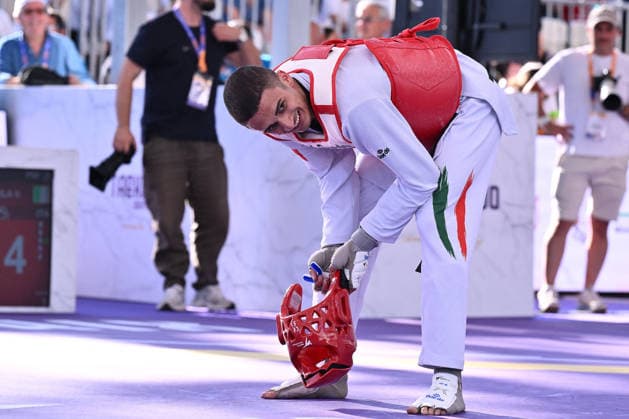 CONTACT - Taekwondo - World Taekwondo Rome Grand Prix 2026 Photo by IPA ABACAPRESS.COM85474798 - Vito Dell Aquila (ITA) competes in the men s -58kg final against Eunsu Seo (KOR) of the World Taekwondo Grand Prix at the Foro Italico, June 7, 2026, Rome, Italy. Roma Italy  Copyright: xIPAxSport ABACAx