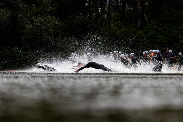 07.06.2026, GER, Crosstriathlon, Maenner Frauen, Saison 26, 38. Teag Werratal-Crosstriathlon org. Triathlonverein Werratal e.V. 500m Schwimmen in Freiwasser, 11,9km MTB Strecke und 4,0km Laufstrecke nahmen die Teilnehmer in den Kategorien Jedermann-Cross Einzel Staffel sowie dem Sprint-Cross Einzel inkl. Thüringer Meisterschaft in angriff. 98597 Breitungen Strandbad Kiessee Thueringen Deutschland