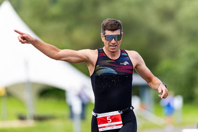 07.06.2026, GER, Crosstriathlon, Maenner Frauen, Saison 26, 38. Teag Werratal-Crosstriathlon org. Triathlonverein Werratal e.V. Lars Fricke (AC Apolda) 500m Schwimmen in Freiwasser, 11,9km MTB Strecke und 4,0km Laufstrecke nahmen die Teilnehmer in den Kategorien Jedermann-Cross Einzel Staffel sowie dem Sprint-Cross Einzel inkl. Thüringer Meisterschaft in angriff. 98597 Breitungen Strandbad Kiessee Thueringen Deutschland
