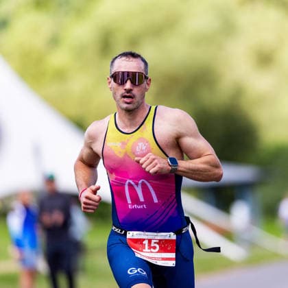 07.06.2026, GER, Crosstriathlon, Maenner Frauen, Saison 26, 38. Teag Werratal-Crosstriathlon org. Triathlonverein Werratal e.V. Stefan Bürge (LTV Erfurt) 500m Schwimmen in Freiwasser, 11,9km MTB Strecke und 4,0km Laufstrecke nahmen die Teilnehmer in den Kategorien Jedermann-Cross Einzel Staffel sowie dem Sprint-Cross Einzel inkl. Thüringer Meisterschaft in angriff. 98597 Breitungen Strandbad Kiessee Thueringen Deutschland