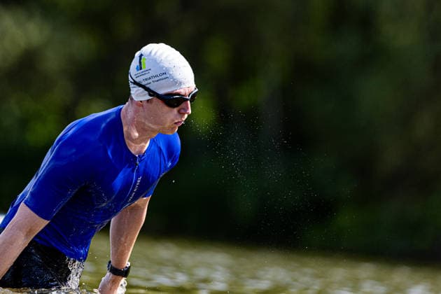 07.06.2026, GER, Crosstriathlon, Maenner Frauen, Saison 26, 38. Teag Werratal-Crosstriathlon org. Triathlonverein Werratal e.V. 500m Schwimmen in Freiwasser, 11,9km MTB Strecke und 4,0km Laufstrecke nahmen die Teilnehmer in den Kategorien Jedermann-Cross Einzel Staffel sowie dem Sprint-Cross Einzel inkl. Thüringer Meisterschaft in angriff. 98597 Breitungen Strandbad Kiessee Thueringen Deutschland