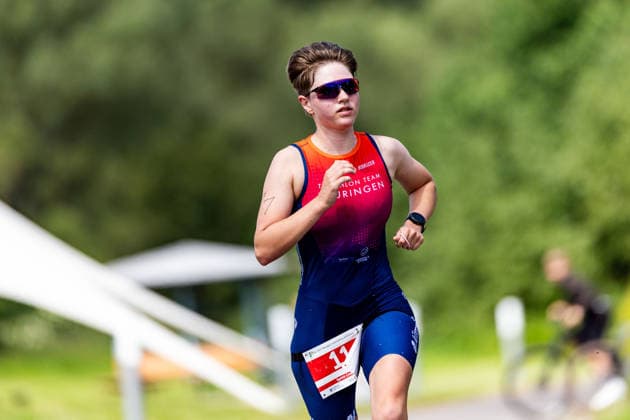 07.06.2026, GER, Crosstriathlon, Maenner Frauen, Saison 26, 38. Teag Werratal-Crosstriathlon org. Triathlonverein Werratal e.V. Maja Giessmann (LTV Erfurt Triathlon Team Thüringen) 500m Schwimmen in Freiwasser, 11,9km MTB Strecke und 4,0km Laufstrecke nahmen die Teilnehmer in den Kategorien Jedermann-Cross Einzel Staffel sowie dem Sprint-Cross Einzel inkl. Thüringer Meisterschaft in angriff. 98597 Breitungen Strandbad Kiessee Thueringen Deutschland
