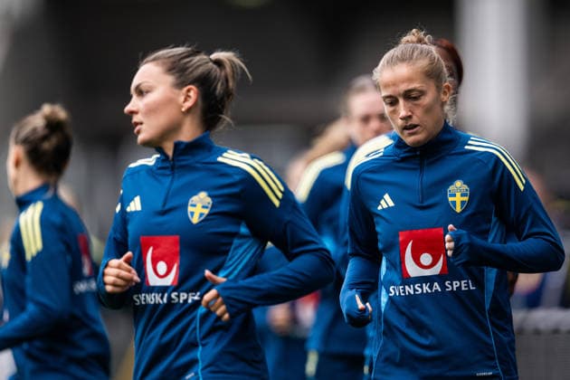 260608 Filippa Angeldahl of the Swedish women s national football team at a training session on June 8, 2026 in Gothenburg. Photo: Mathias Bergeld BILDBYRAN kod MB MB1380 fotboll football soccer fotball vm-kval kval fifa womens world cup qualifier qualifier träning practice training sverige sweden dam bbeng women kvinner