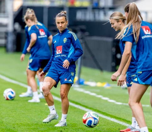 GOTHENBURG, SWEDEN 20260608 Julia Zigiotti during Monday s training with the women s national team, Nationalteam at Gamla Ullevi ahead of the upcoming World Cup qualifier against Italy. GÖTEBORG SWEDEN x9200x