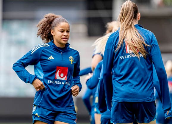 GOTHENBURG, SWEDEN 20260608 Felicia Schröder during Monday s training with the women s national team, Nationalteam at Gamla Ullevi ahead of the upcoming World Cup qualifier against Italy. GÖTEBORG SWEDEN x9200x