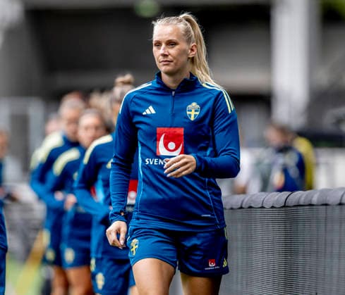 GOTHENBURG, SWEDEN 20260608 Julia Zigiotti during Monday s training with the women s national team, Nationalteam at Gamla Ullevi ahead of the upcoming World Cup qualifier against Italy. GÖTEBORG SWEDEN x9200x