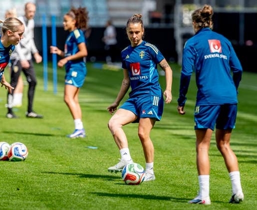 GOTHENBURG, SWEDEN 20260608 Julia Zigiotti during Monday s training with the women s national team, Nationalteam at Gamla Ullevi ahead of the upcoming World Cup qualifier against Italy. GÖTEBORG SWEDEN x9200x