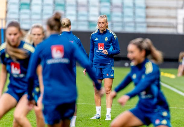 GOTHENBURG, SWEDEN 20260608 Stina Blackstenius during Monday s training with the women s national team, Nationalteam at Gamla Ullevi ahead of the upcoming World Cup qualifier against Italy. GÖTEBORG SWEDEN x9200x