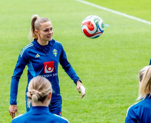 GOTHENBURG, SWEDEN 20260608 Fridolina Rolfö during Monday s training with the women s national team, Nationalteam at Gamla Ullevi ahead of the upcoming World Cup qualifier against Italy. GÖTEBORG SWEDEN x9200x