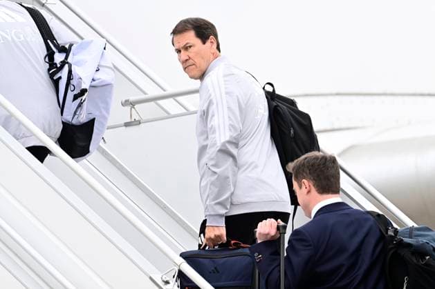 Belgian national football team - 2026 FIFA World Cup, WM, Weltmeisterschaft, Fussball - media activities 08 06 2026 ZAVENTEM, BELGIUM - JUNE 08 : Garcia Rudi head coach of Belgium pictured at Brussels airport before takeoff towards Seattle ahead of the FIFA World Cup 2026 on June 8, 2026 in Zaventem, Belgium, 08 06 2026 Zaventem Belgium  Copyright: xPeterxDexVoechtx