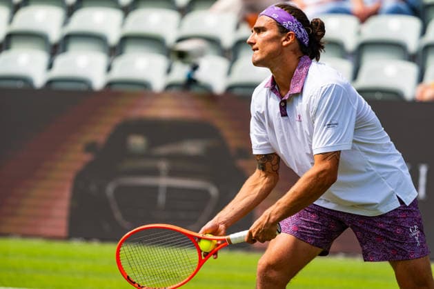 Stuttgart, GERMANY - June 08: Mattia Bellucci (ITA) during the Singles Match between Alejandro Davidovich Fokina (ESP) vs. Mattia Bellucci (ITA) at BOSS OPEN 2026, Tennisanlage Weissenhof on June 08, 2026 in Stuttgart, Germany. Baden-Württemberg Germany Copyright: xTimoxSteinx