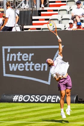 Stuttgart, GERMANY - June 08: Mattia Bellucci (ITA) during the Singles Match between Alejandro Davidovich Fokina (ESP) vs. Mattia Bellucci (ITA) at BOSS OPEN 2026, Tennisanlage Weissenhof on June 08, 2026 in Stuttgart, Germany. Baden-Württemberg Germany Copyright: xTimoxSteinx