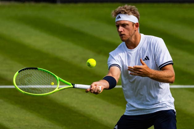 Stuttgart, GERMANY - June 08: Alejandro Davidovich Fokina (ESP) during the Singles Match between Alejandro Davidovich Fokina (ESP) vs. Mattia Bellucci (ITA) at BOSS OPEN 2026, Tennisanlage Weissenhof on June 08, 2026 in Stuttgart, Germany. Baden-Württemberg Germany Copyright: xTimoxSteinx