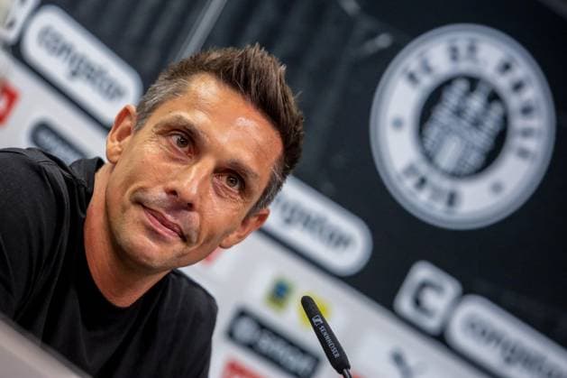 Vorstellung des neuen Trainers Marcel Rapp ( Pauli ) Deutschland , Hamburg , Millerntorstadion , Fussball , 2. Bundesliga , FC St Pauli