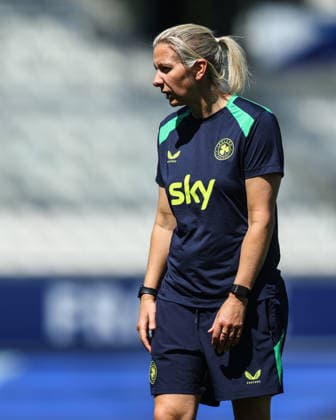 Republic of Ireland WNT Squad Training, Stade des Alpes, Grenoble, France 8 6 2026 Head coach Carla Ward Carla Ward 8 6 2026  Copyright: x INPHO BenxBradyx BB3_7122