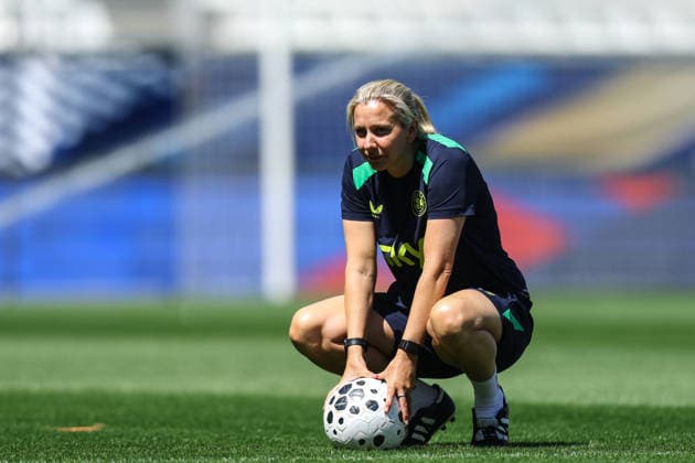 Republic of Ireland WNT Squad Training, Stade des Alpes, Grenoble, France 8 6 2026 Head coach Carla Ward Carla Ward 8 6 2026  Copyright: x INPHO BenxBradyx BB3_7140