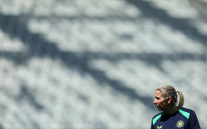 Republic of Ireland WNT Squad Training, Stade des Alpes, Grenoble, France 8 6 2026 Head coach Carla Ward Carla Ward 8 6 2026  Copyright: x INPHO BenxBradyx BB3_7078