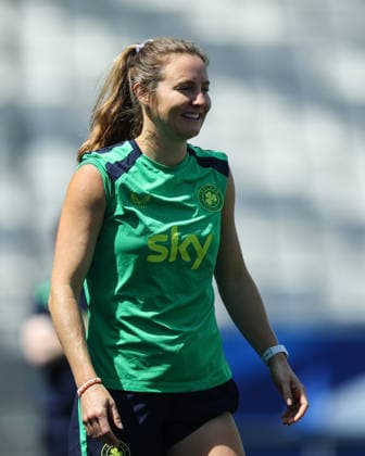 Republic of Ireland WNT Squad Training, Stade des Alpes, Grenoble, France 8 6 2026 Kyra Carusa Kyra Carusa 8 6 2026  Copyright: x INPHO BenxBradyx BB3_7251