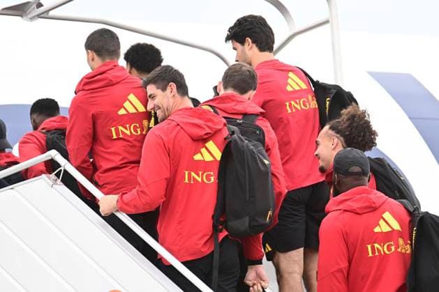 Belgian national football team - 2026 FIFA World Cup, WM, Weltmeisterschaft, Fussball - media activities 08 06 2026 ZAVENTEM, BELGIUM - JUNE 08 : Courtois Thibaut goalkeeper of Belgium pictured at Brussels airport before takeoff towards Seattle ahead of the FIFA World Cup 2026 on June 8, 2026 in Zaventem, Belgium, 08 06 2026 Zaventem Belgium  Copyright: xPeterxDexVoechtx