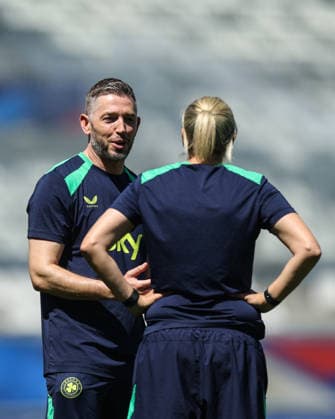 Republic of Ireland WNT Squad Training, Stade des Alpes, Grenoble, France 8 6 2026 Assistant head coach Gary Cronin Gary Cronin 8 6 2026  Copyright: x INPHO BenxBradyx BB3_7100