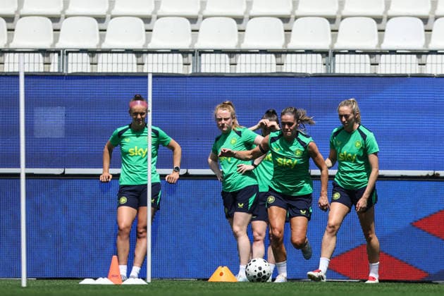 Republic of Ireland WNT Squad Training, Stade des Alpes, Grenoble, France 8 6 2026 Jamie Finn Jamie Finn 8 6 2026  Copyright: x INPHO BenxBradyx BB3_7762
